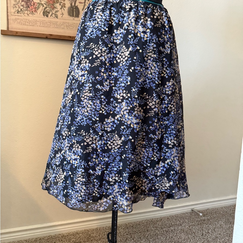 Floral Midi Skirt